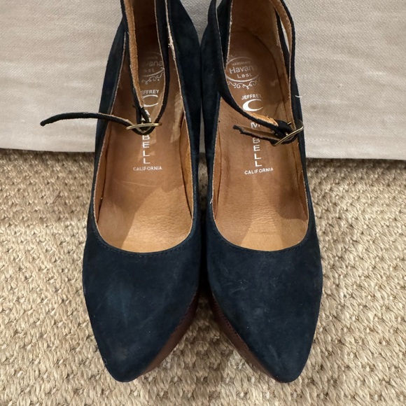 Jeffrey Campbell Shoes - Jeffrey Campbell Black Women's Shoes. Size 5. Worn once.suede.ankle strap